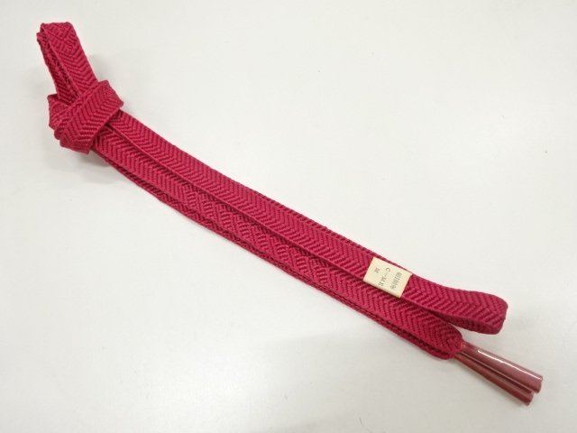 JAPANESE KIMONO / UNUSED HAND-TIED OBIJIME